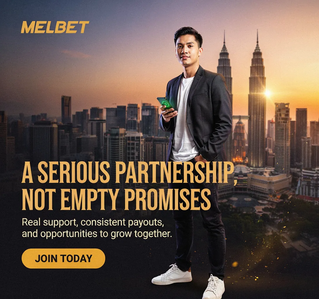 Melbet banner: A serious partnership, not empty promises